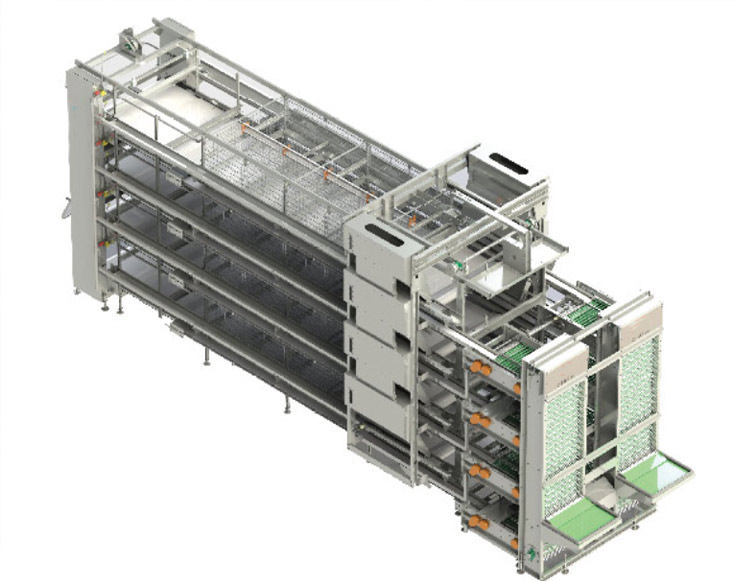 大層疊框架式蛋雞養(yǎng)殖設(shè)備